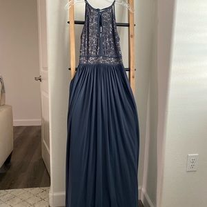 Blue/grey sequence dress